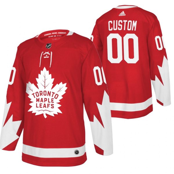 NHL Toronto Maple Leafs Trikot Benutzerdefinierte Alternate Rot